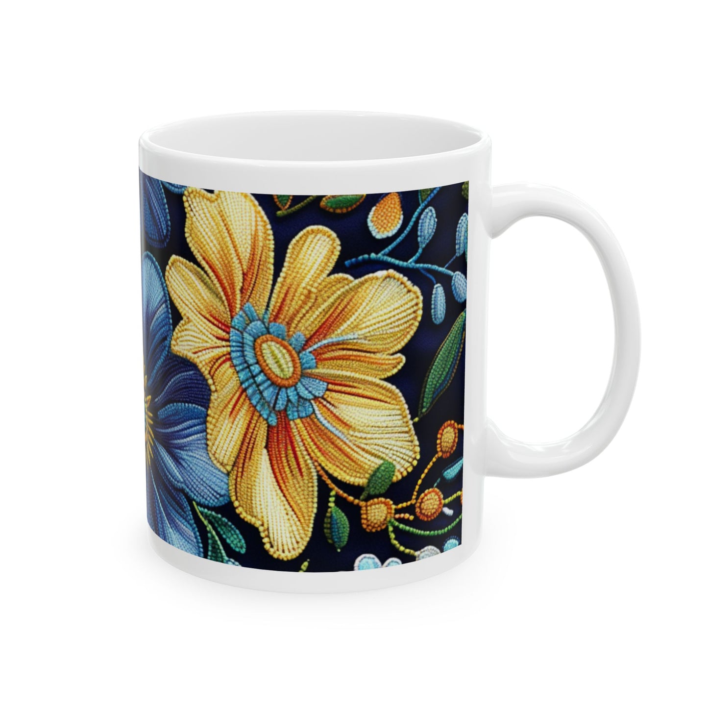 Beading Is Medicine Ceramic Mug, (11oz, 15oz)