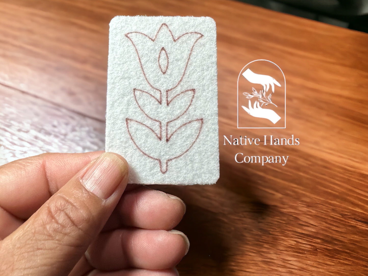 12 Piece Tulip Floral Flower Pattern Set Pellon Peltex 70 Flat Stitch Beading Stencils