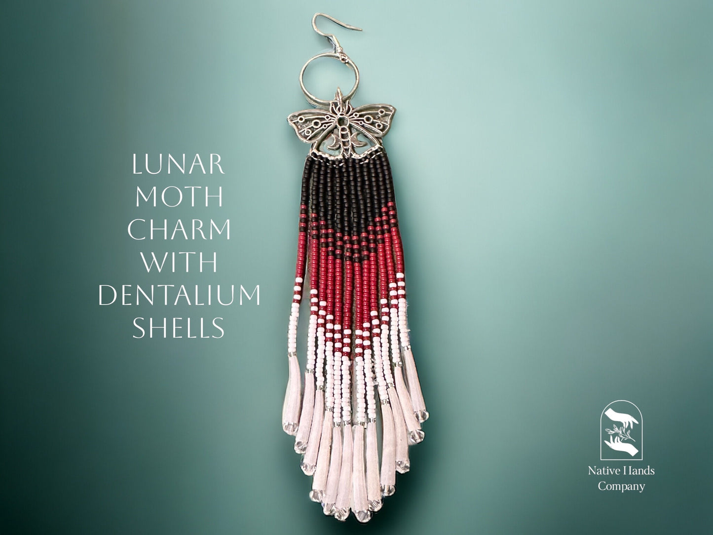 PAIR Lunar Moth Charms