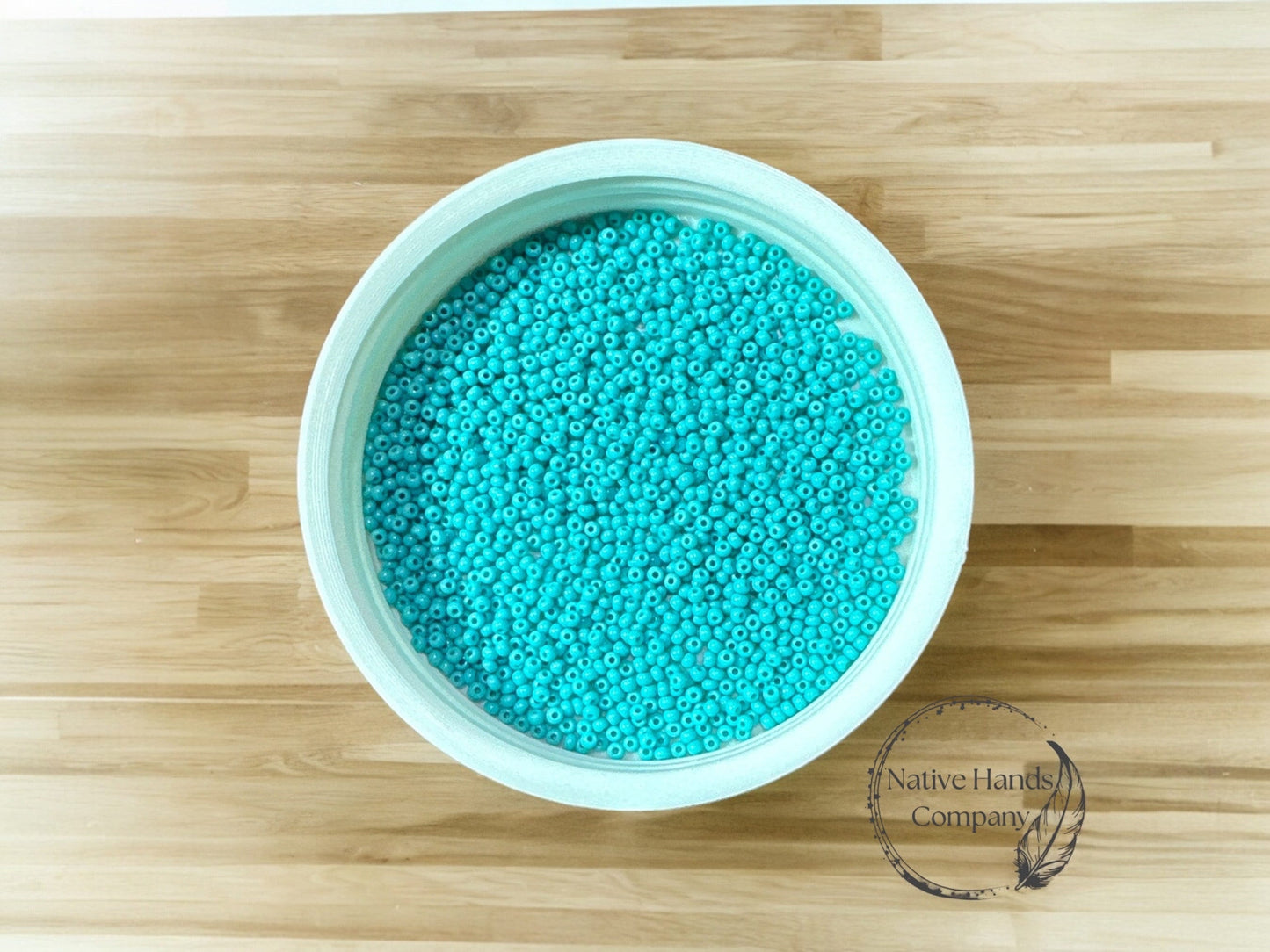 Czech Preciosa Loose 50 Grams 11/0 Turquoise Beads 63130