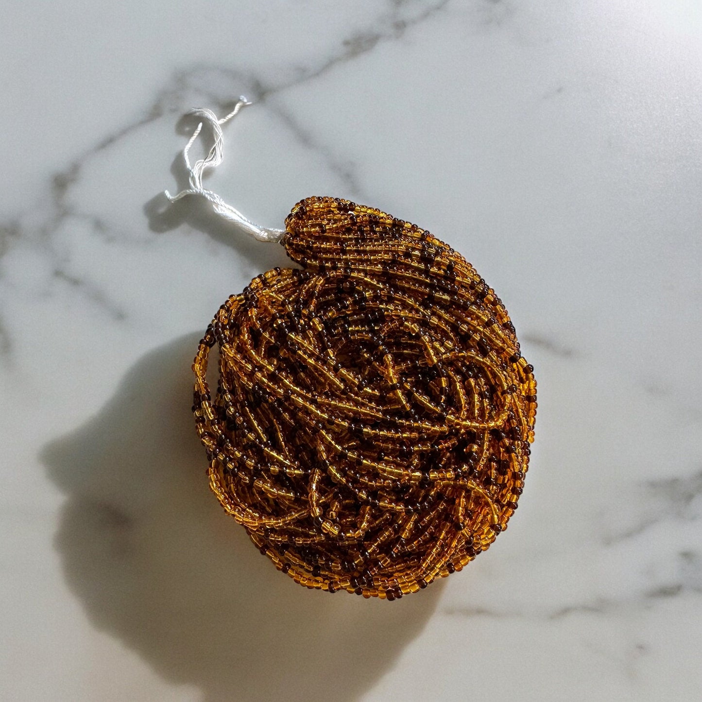 Czech Preciosa Hank 11/0 Tortoiseshell/Leopard - Vintage