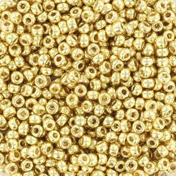 11-5101 Miyuki Duracoat Galvanized Pale Gold Seed Beads 11/0 | 10, 20 or 30 Grams
