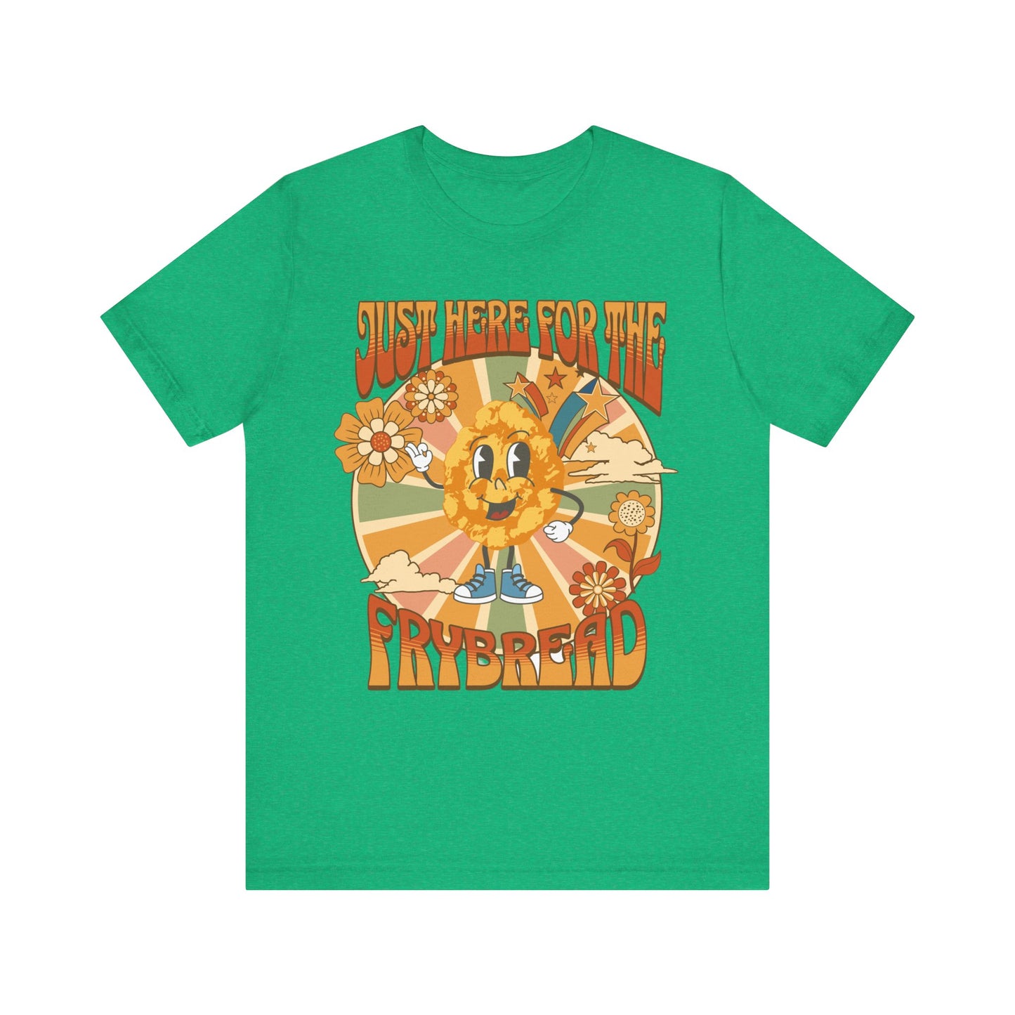 Just Here For the Frybread Funny Native Indigenous Tee