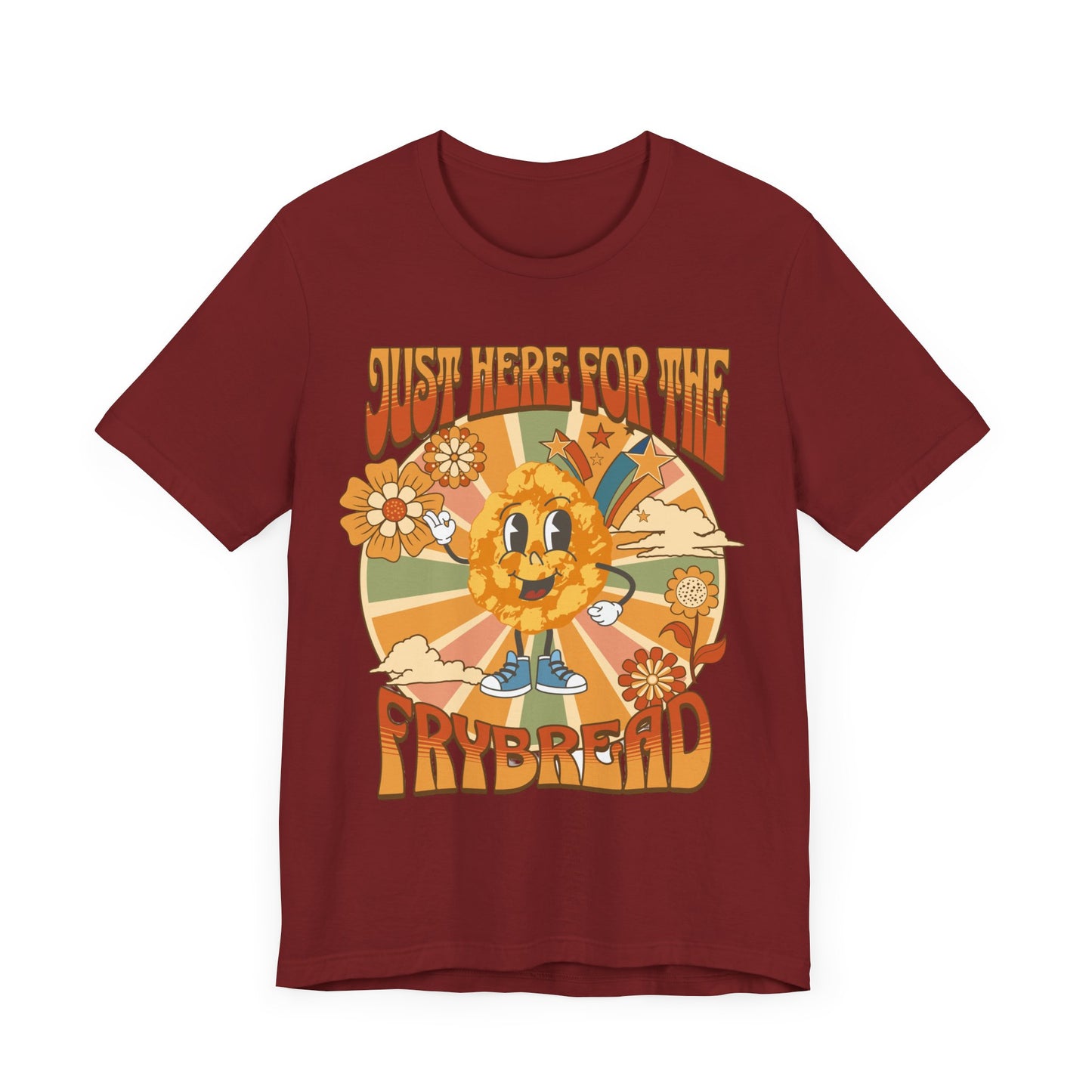 Just Here For the Frybread Funny Native Indigenous Tee