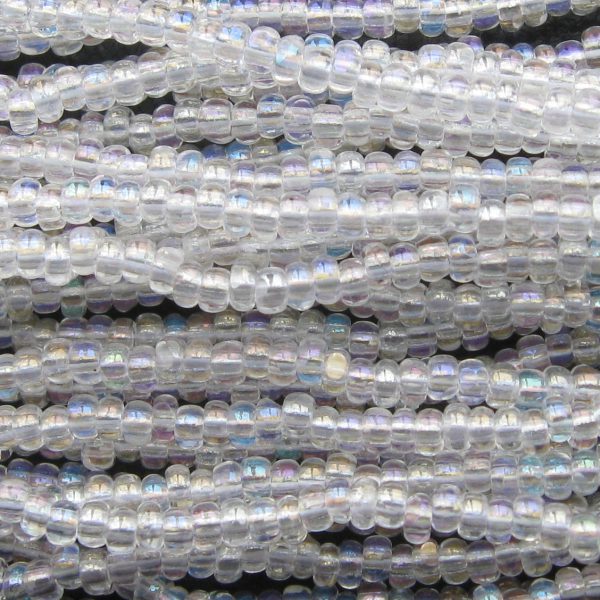 Czech Preciosa Charlotte Cut Half Hank #58205 11/0 Transparent Crystal AB