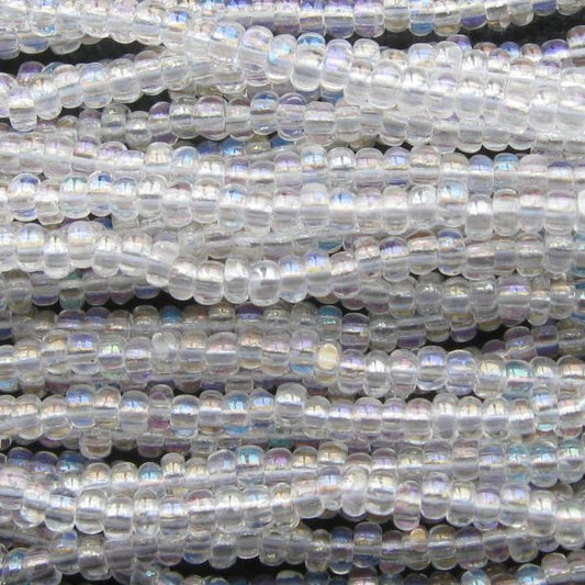 Czech Preciosa Charlotte Cut Half Hank #58205 11/0 Transparent Crystal AB