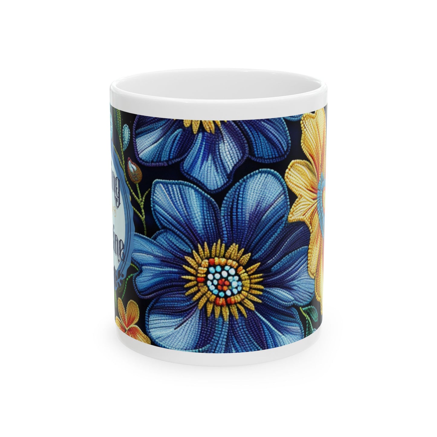 Beading Is Medicine Ceramic Mug, (11oz, 15oz)