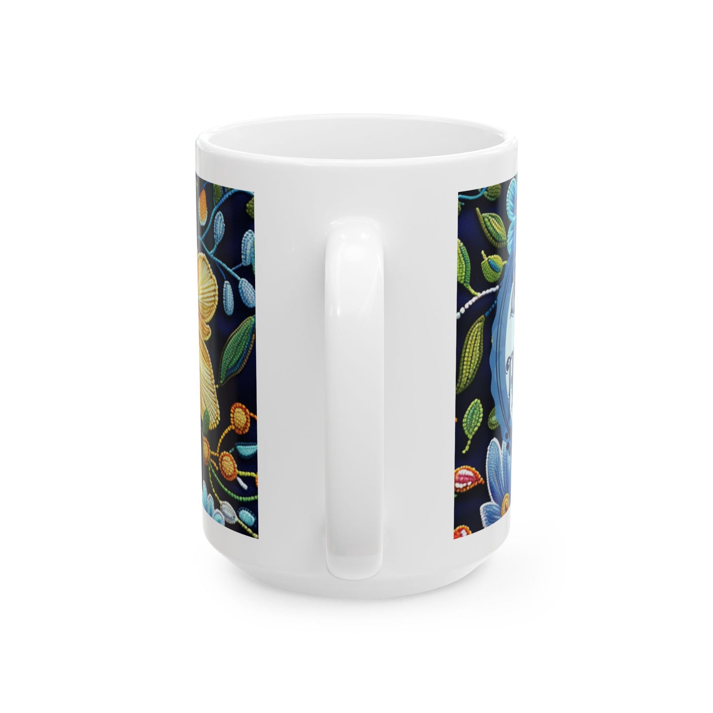 Beading Is Medicine Ceramic Mug, (11oz, 15oz)