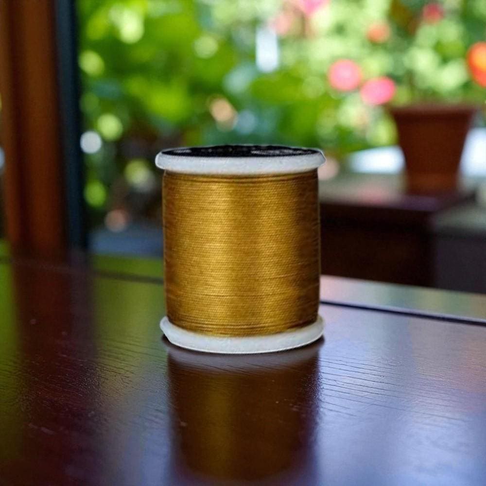 3 Pack Miyuki Size B Beading Thread – White, Gold, Black | 50m Spool Pre-Waxed Nylon Jewelry Making, Bead Loom, Bead Weaving, Leather Sewing