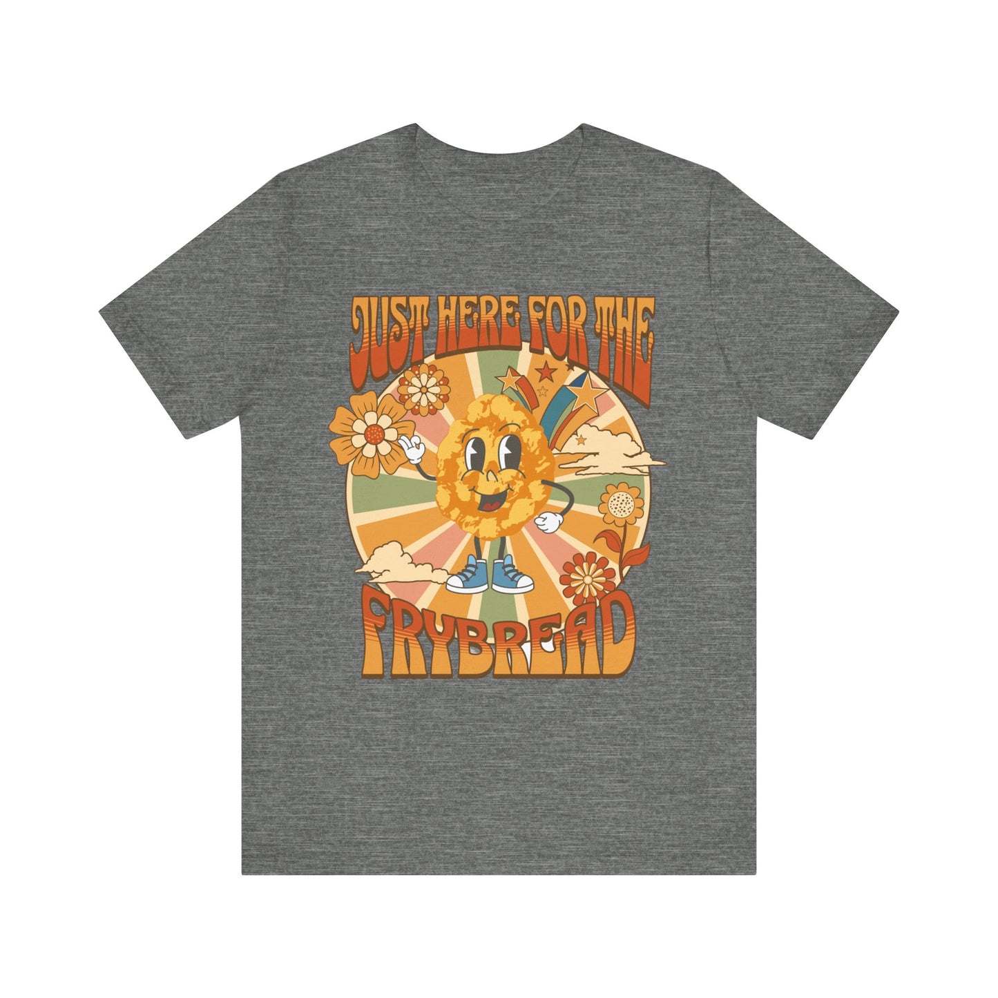 Just Here For the Frybread Funny Native Indigenous Tee