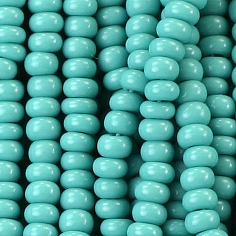 Czech Preciosa Loose 50 Grams 11/0 Turquoise Beads 63130