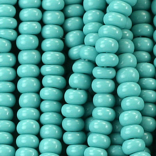 Czech Preciosa Loose 50 Grams 11/0 Turquoise Beads 63130