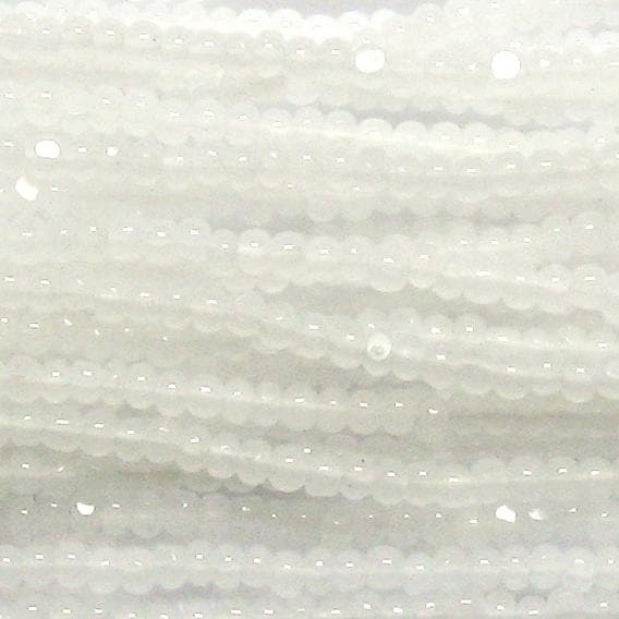 Czech Preciosa Charlotte Cut Hank 02090 11/0 Alabaster Opal Seed Beads